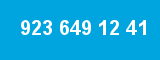 923 649 12 41 923 649 12 41